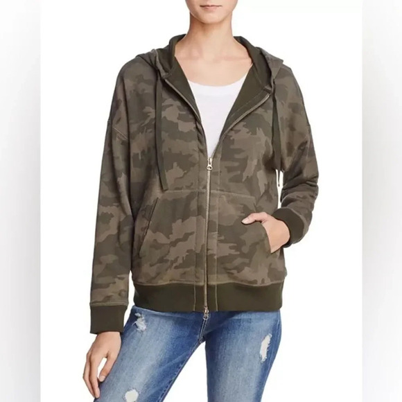 ATM Anthony Thomas Melillo Camo Zip-Up Hoodie Large - Picture 10 of 16